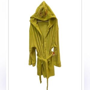 NWT Dr Seuss Mens Grinch Plush bathrobe - Size L/XL